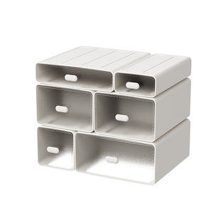 桌面收纳盒抽屉式置物架办公桌工位神器高级感书桌小杂物整理盒子