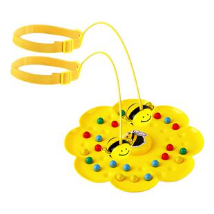 小蜜蜂采蜜磁性珠儿童钓鱼玩具专注力训练亲子互动双人对战的桌游