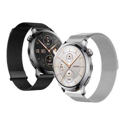 watchbond适用荣耀4Pro手表GS3新款米兰磁吸3i表带magicwatch2划扣es钢带小金表gspro非原装HONOR腕带