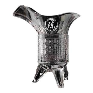 定制百家姓国潮白酒杯樽复古水晶玻璃爵杯帝王杯家用二两杯啤酒杯