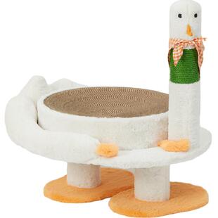 福丸鸭鸭爬架猫窝抓板一体四季通用带猫抓板可爱小型爬架不占地