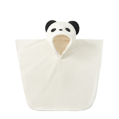 宝宝浴袍带帽造型吸水速干超软