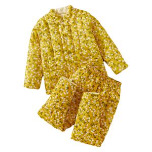 中大童手工棉花棉袄棉裤内胆套装