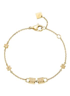 SAGA/世家小鹊锁手链2026新款女士手链配饰时尚轻奢镶钻小锁饰品