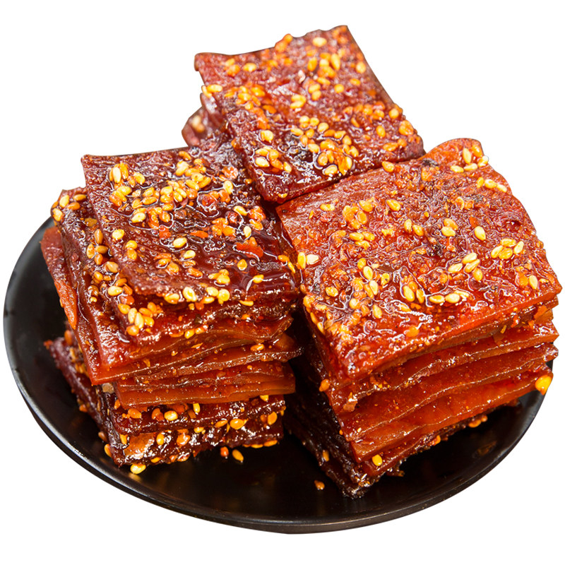 麻辣猪肉脯,麻辣鲜香,嚼劲十足好