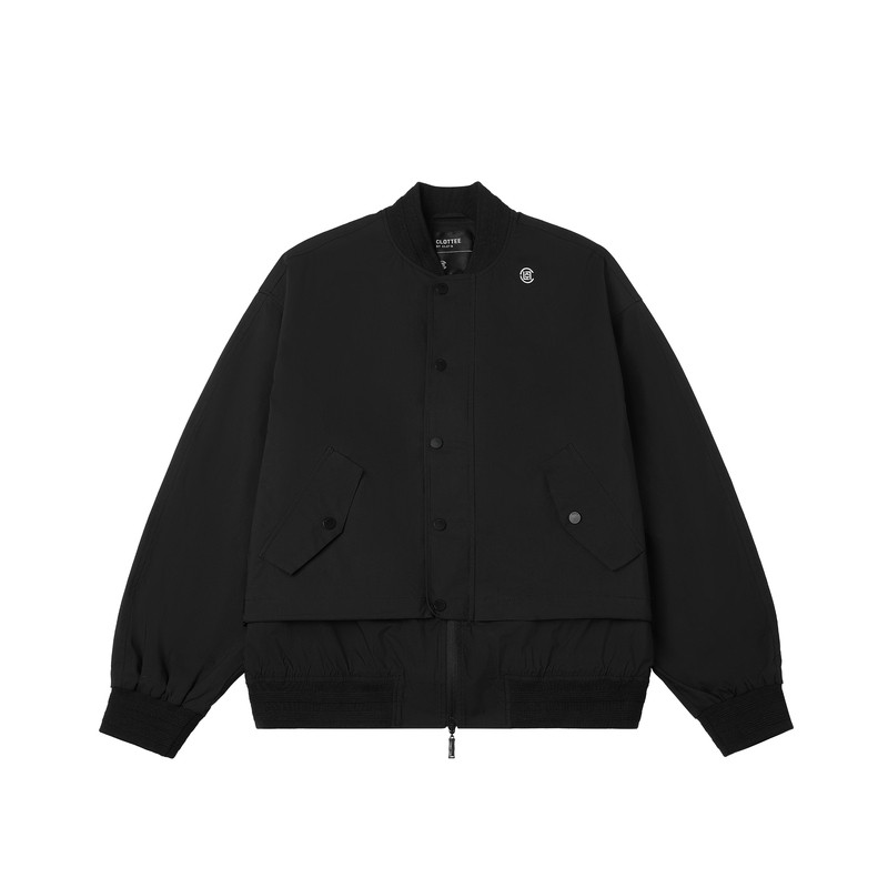 CLOTTEE by CLOT秋冬拼接飞行员夹克外套男 榫卯系列 陈冠希主理W