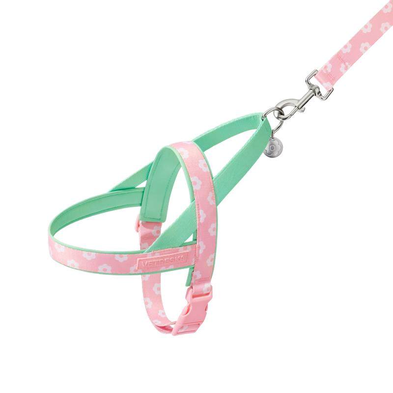 未卡花花胸背牵引绳遛狗出行宠物狗绳子大中小型犬