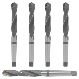 MHSK优质镶硬质合金焊接钨钢锥柄麻花钻头6-70MM加长非标定做YG8