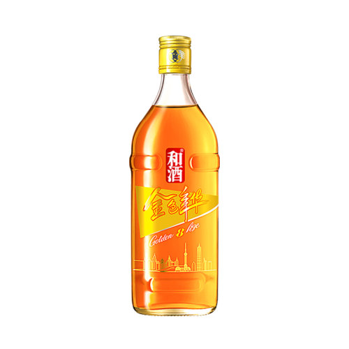 和酒 金色年华8年八年陈特型半干上海老酒500ml*12瓶黄酒整箱