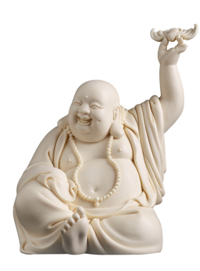 郑金土大师作品《福到弥勒》
