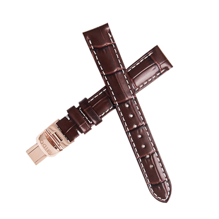 适用美度原装真皮手表带贝伦赛丽M8600 7600男女款舵手指挥官漆皮