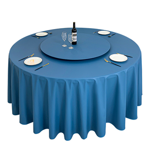 加厚耐磨酒店会议桌布活动布置展会长方形长桌商务桌套防水台布