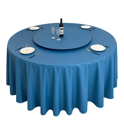 酒店圆桌布饭店宴会餐厅台布高级
