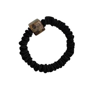 韩国豹纹方块小肠圈头绳不伤发绳橡皮筋皮套扎头发圈女高级感发饰