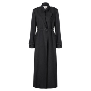 LYNEE【黑标系列】暮色 经典平驳领 精纺羊毛风衣外套 25秋季新品