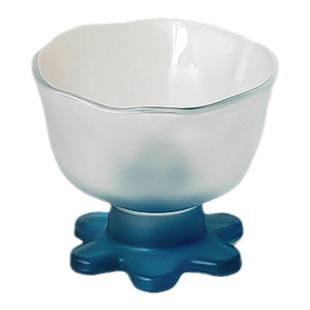 ins风创意冰淇淋杯花朵雪糕杯子布丁酸奶甜品杯玻璃杯燕麦早餐碗