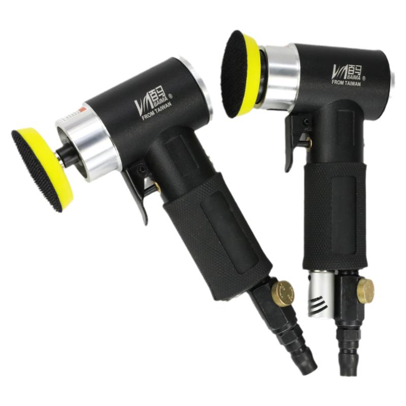 台湾百马 1/2/3寸气动打磨机砂纸机抛光机磨光研磨打蜡机气磨震砂
