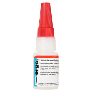 ergo5400瑞士进口502正品胶水粘金属塑料陶瓷玻璃木头亚克力铁透明强力快干万能液体手工强力粘胶超级502胶水