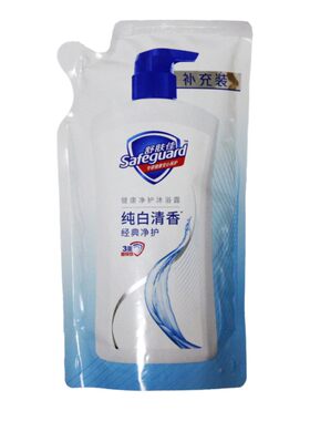 舒肤佳沐浴露纯白薰衣草芦荟大容量550g家庭实惠装男女士官方正品