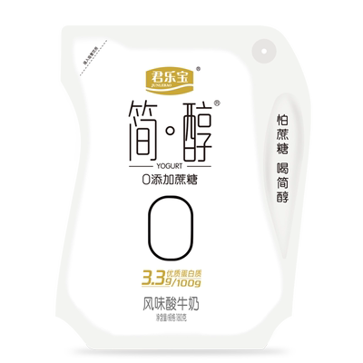 君乐宝简醇0添加蔗糖酸奶