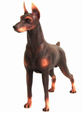 狗TLAND塑胶仿真恶霸犬罗威纳