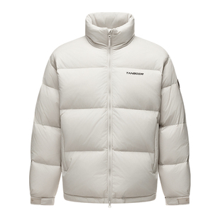 坦博尔立领羽绒服女短款小个子2025年冬新款时尚百搭云朵泡芙外套