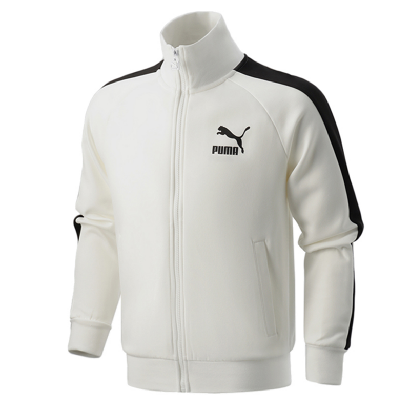 亏本清仓李现同款 PUMA 春季新款 T7 立领针织外套 531377 01 02