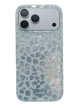 日韩ins风白色豹纹个性适用iPhone17promax手机壳创意16苹果16promax女15新款15Pro防摔保护套16Pro全包17Pro