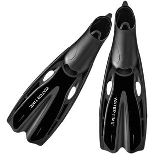 WaterTime脚蹼潜水浮潜蛙鞋自由潜长脚蹼鸭蹼游泳训练自由泳装备