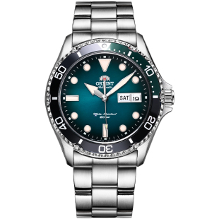 ORIENT东方双狮手表日本原装进口男士全自动机械手表绿水鬼潜水表