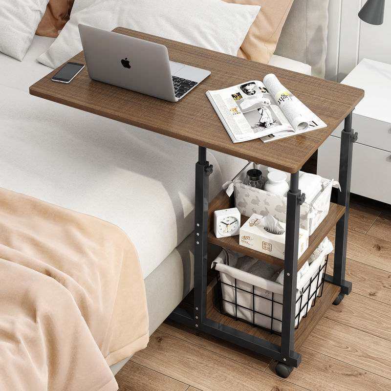 新品 升降可移动床边桌家用笔记本电脑桌床上书桌卧室懒人桌简约