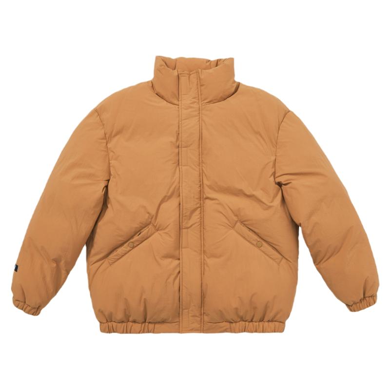 宽松通勤纯色立领棉服棉衣秋冬男