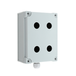 防水按钮开关控制盒急停按钮盒指示灯启动停止按钮开关箱孔径22MM