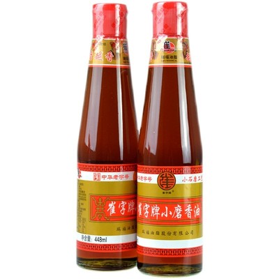 崔字纯芝麻香油448ML无添加