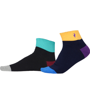 POLO袜子男秋冬季中筒袜运动袜秋冬男袜子中厚棉袜长筒潮男士袜子