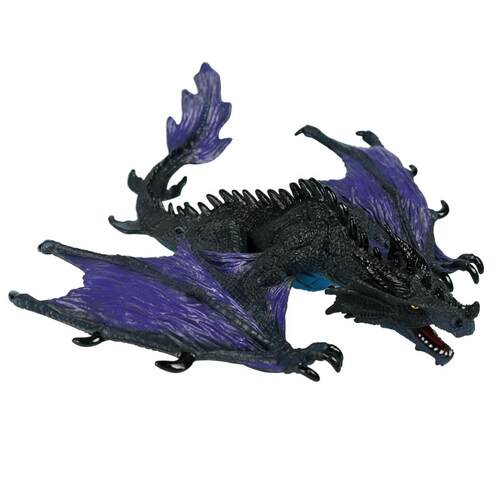 仿真飞龙玩具模型夜猎龙喷火龙三头犬神兽魔兽玩具冰怪恐龙摆件