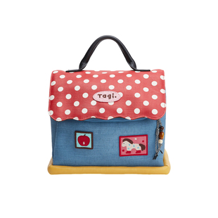 Tagi.小马房子化妆包洗漱包大容量收纳包相机皮质外出防水分区女