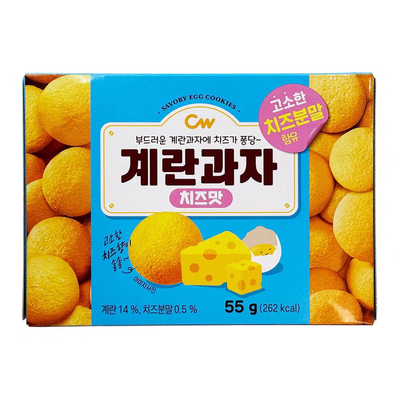 韩国进口青佑儿童鸡蛋饼干55g