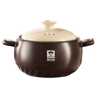 康巴赫砂锅家用燃气炖锅陶瓷煲仔饭炖汤锅耐高温干烧不裂沙锅汤锅