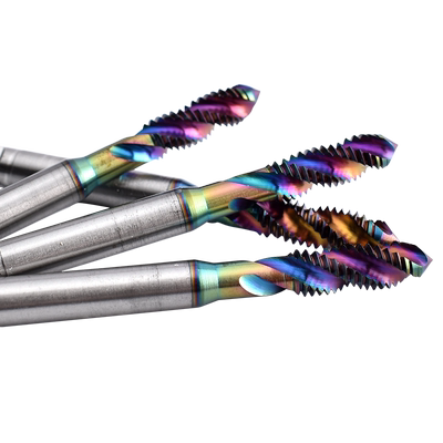 DLC七彩涂层铝用螺旋丝攻