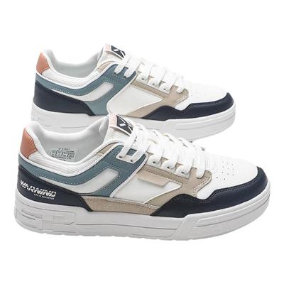 特步2024新款低帮时尚休闲板鞋