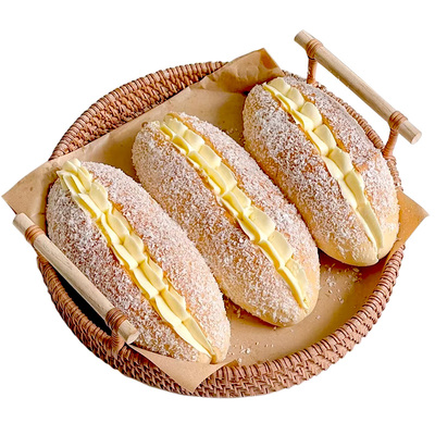 椰蓉奶油面包夹心蛋糕手撕面包点心老式小吃整箱早餐零食休闲食品