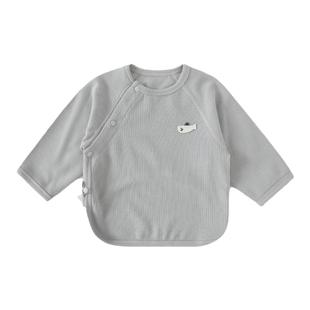 新生儿半背衣秋冬加厚保暖初生儿和尚服a类秋衣宝宝衣服婴儿上衣