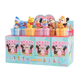 正版迪士尼系列糖果玩具盲盒摆件可爱桌面米奇唐老鸭手办生日礼物
