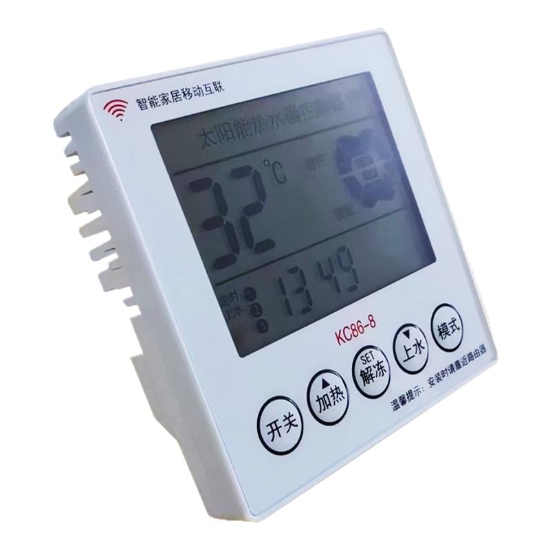 WiFi太阳能热水器控制器86型智能远程控制仪自动上水显示暗装仪表