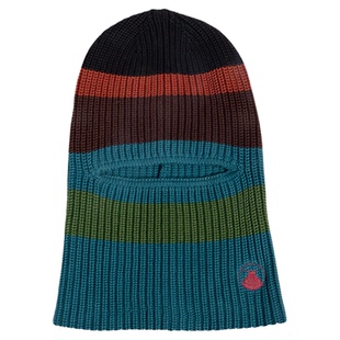 圣山2025秋冬阿里系列两用面罩针织帽中性花色保暖围脖面罩帽子