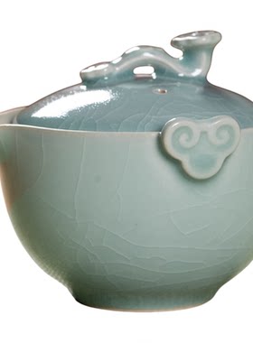 【品质保证】汝瓷手抓壶盖碗