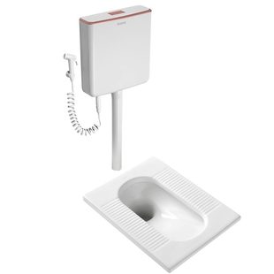 【天猫优品】日丰蹲坑蹲便器家用卫生间厕所便盆蹲厕便池大便器