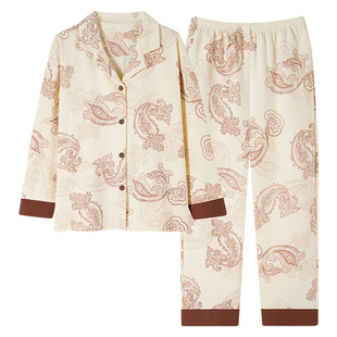 德绒睡衣女款2026新款大码加厚磨毛保暖套装中老年妈妈家居服秋冬