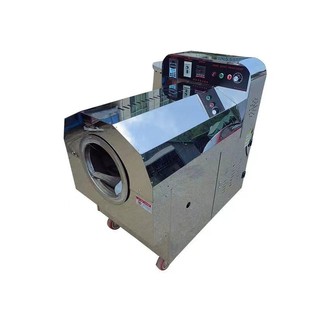 2023新款电磁加热炒货机电热炒芝麻机炒瓜子机炒栗子机全自动数控